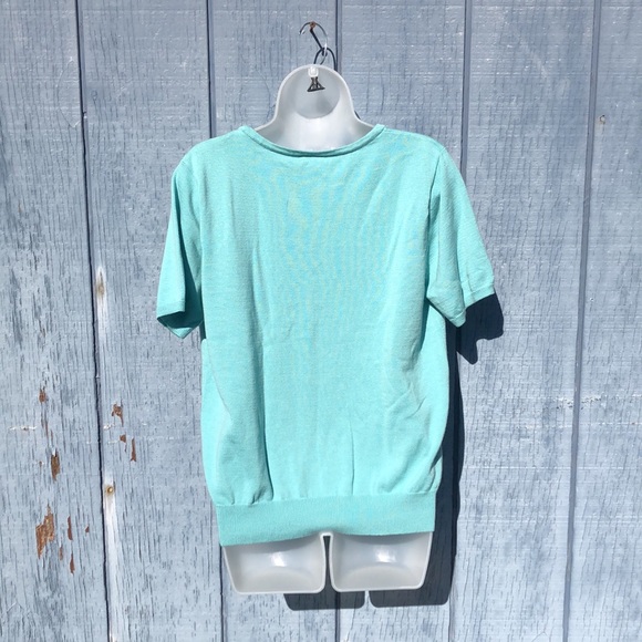 Bedford Knit short sleeve sweater top - Picture 10 of 13